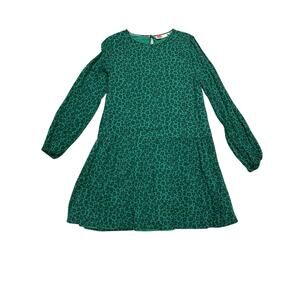 Boden Girls Leopard Print Dress